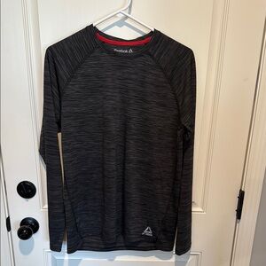 Reebok Men's Black Long Sleeve Shirt